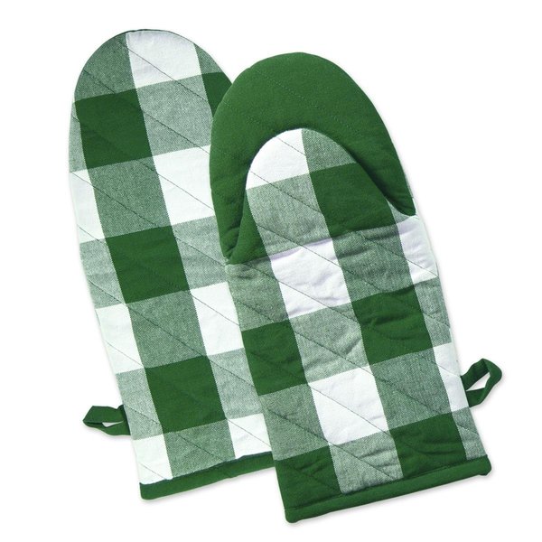 Design Imports Shamrock Green Buffalo Check Oven Mitt CAMZ10547